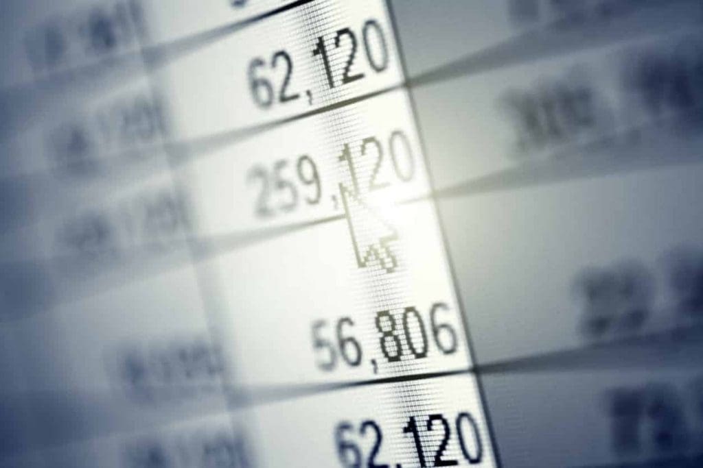 Excel spreadsheet