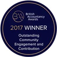 2017 BAA winner badge Community engagement