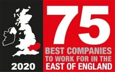 Top 75 Best Companies to Work for in East of England