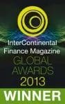 Winner of ‘The InterContinental Finance Global Awards’ 2013
