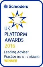 Winner ‘Leading Adviser Practice’ in the Schroders UK Platform Awards 2016