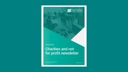 Charities and not for profit newsletter Spring 2023