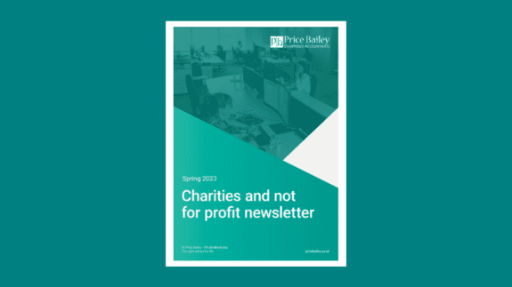 Charities and not for profit newsletter Spring 2023