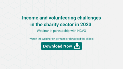 Income and volunteering challenges in the charity sector in 2023