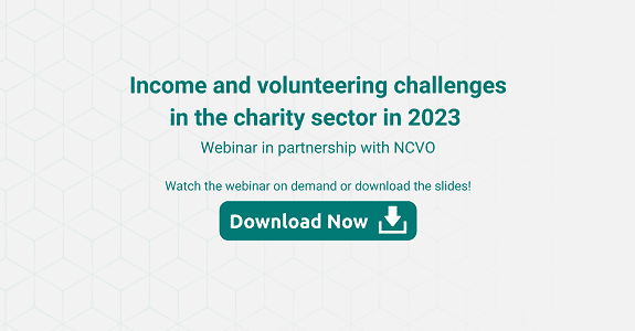Income and volunteering challenges in the charity sector in 2023