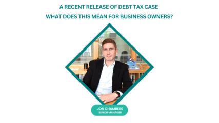 a recent release of debt tax case