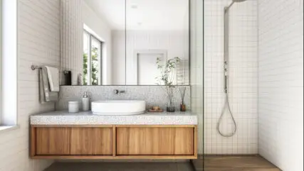 Modern bathroom interior