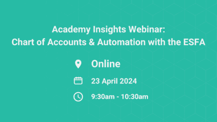 Academy insights webinar - chart of accounts and automation with the ESFA