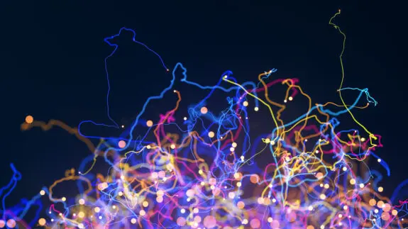 Abstract tendril particles