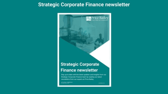 Strategic Corporate Finance newsletter featured image