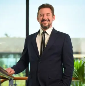 Steven Butcher standing in Office Norwich