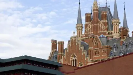 British Library from a distance