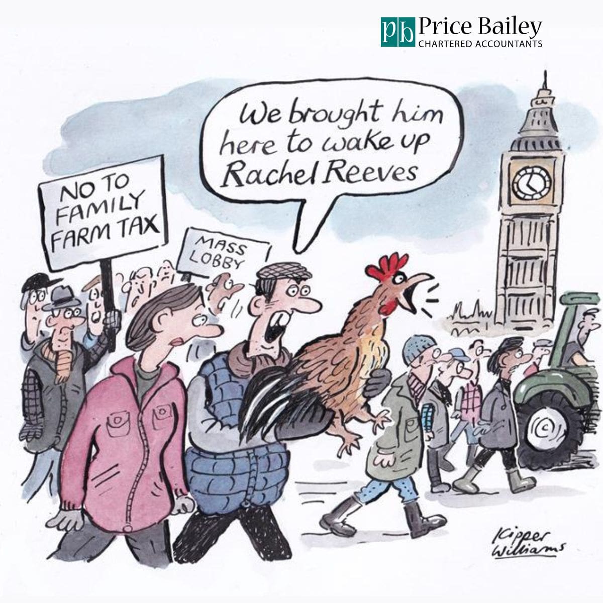 Family farm tax cartoon