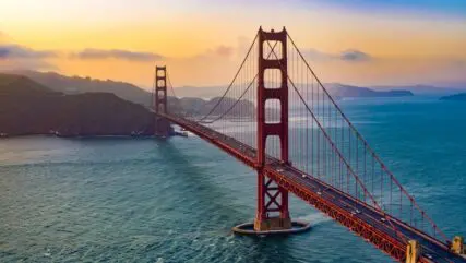View of Golden Gate Bridge