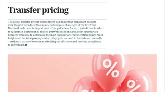 Front cover of Transfer pricing pdf