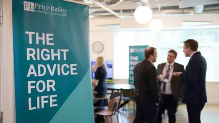 soft focus price bailey staff in background